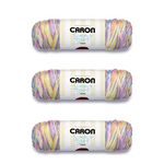 Caron Simply Soft Baby Brights Paints Yarn - 3 Pack of 141g/5oz - Acrylic - 4 Medium (Worsted) - 235 Yards - Knitting, Crocheting & Crafts