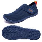 Racqua Water Shoes Beach Shoes Aqua Shoes Water Shoes Mens Swimming Shoes Water Shoes Women Swim Shoes Beach Shoes Women Swim Shoes Women Wet Shoes Aqua Socks Mens Water Shoes Blue/Orange EU42=UK 9