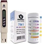 eSeasongear SALT-3000 + TS107 Combo, Salt Meter + Test Strip for Salt Water Pool