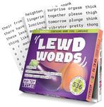 Poetry Tiles - 536 Really Dirty Words Refrigerator Magnets for Adults - Sexy Word Magnets & Funny Magnets for Adults - Make Refrigerator Poems and Stories with Funny Fridge Magnets Adult Themed Kit