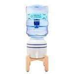 Primo Ceramic Countertop Water Jug Dispenser/Crock with Stand, Water Dispenser for 5 Gallon Bottle