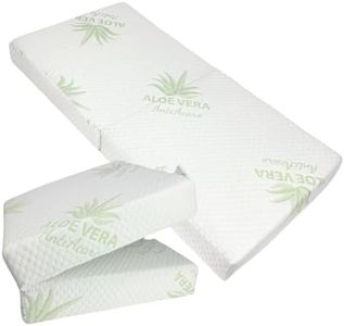IDELIO Materasso Pieghevole per Lettino cm 60x120 H9 Camping per Bambini tessuto ALOE VERA, Antisoffoco Certificato EN16890:2017 Struttura Poliuretano CertiPUR™, OEKO-TEX® Classe1 Prima Infanzia