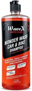 Wavex Wonder Wash Car Shampoo (1L) | Luxurious Car Wash Shampoo, Honey Thick with Super Suds | Car Washing Shampoo with Peach Fragrance, Produces Thick Foam