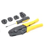 Haicable LXK-30JN Cable and Terminal Crimper Tool Kit Ratchet Wire Crimping Tools Set