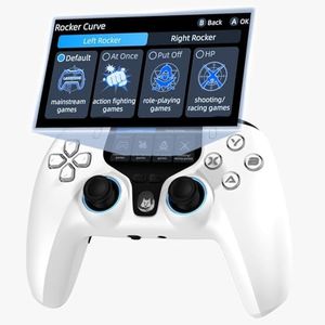 NBCP Wireless Pro Controller for PC with Display & Hall Effect Triggers - Compatible with PC/Switch 2 1/PS3/Android/iOS, Back Buttons, Turbo Mode, 5-Level Vibration