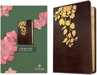 NLT THRIVE Devotional Bible for Women (LeatherLike, Cascade Deep Brown)