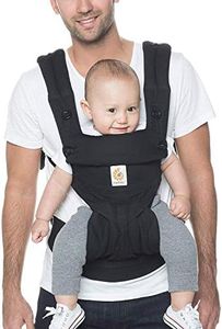 Ergobaby 360 All-Position Baby Carrier with Lumbar Support (12-45 Pounds), Pure Black