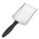 PANDAAR Cat Litter Scoop,Kitty Litter Scoop with Stainless Steel Mesh, 2.8mm Hole Scoop for Cat Litter,Chicken Coop Sand, Beach Sand