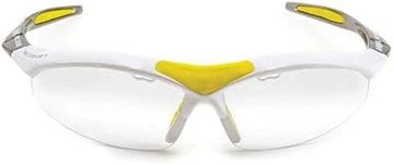 Karakal Unisex Pro 3000 Eyeguard, White/Yellow