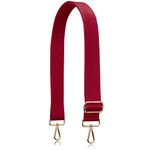 Allzedream Thick Purse Strap Wide Adjustable Replacement Crossbody Bag Handbag, Red-gold Hardware, Wide:1.5 inch, Modern