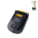 TPDL Adapter for Makita 18V Battery Convert for Dewalt Tool 18V Li-ion XR Series, Fit for Makita LXT-400 BL1850 BL1840 Battery (Adapter only, battery not included)