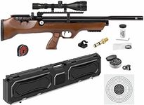 Hatsan FlashPupQE PCP .22 Cal Air Rifle with Scope and 100x Paper Targets and 250x Pellets and Hard Case Bundle