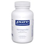 Pure Encapsulations - Ashwagandha High Potency Extract 500mg - Indian Ginseng/Winter Cherry Supplement to Support Cognitive and Joint Function - 120 Vegetarian Capsules