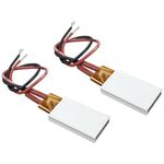 PTCYIDU 2PCS PTC Heating Element AC/DC 110V 110 Degree Insulated Constant Temperature Ceramic Thermostatic Heaters Plate Aluminum Shell Miniature Heating Tools