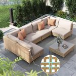 Grand patio 7-Piece Wicker Patio Fu