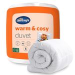 Silentnight Warm & Cosy King Size 15 Tog Winter Duvet – Extra Warm Thick Heavyweight Cosy Winter Quilt Duvet Ideal for Cold Nights – Hypoallergenic and Machine Washable - King Size - 225x220cm