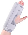 Trigger Finger Splint, Finger Brace Joint Stabilizer, Hand Brace with Finger Support, Middle Finger Splint Pointer Finger, Pinky Finger Splint, Broken Finger Splint Adjustable Hand and Wrist Support (S)