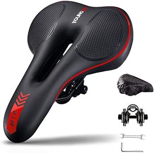 YOUNGDO Sillín de Bicicleta de Gel, Ergonómico Asiento Antiprostatico Cómodo y Transpirable para BMX, de Carretera o de Montaña