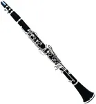 Deloitte Bb Clarinet, ABS, Nickel Plated, DCL-225, Professional Clarinet for Beginner, with Hand Case Bag and Cleaning Kit