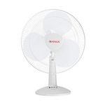 VENUS Sway Plus Table Fans STF-400 White Color | 90 Degree Oscillation with 3 Speed Option