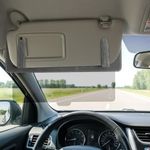 A1DIEE Sun Visor Extender for Car - Sun Protection Visor Clip Extension for Automotive Windshield, Adjustable Auto Sunshade Blockers Attachment with Magnetic Glasses Holder and Storage Slot