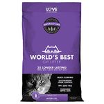 Worlds Best Cat Litter 14lb (6.35kg) Multiple Cat Lavender Scented, beige