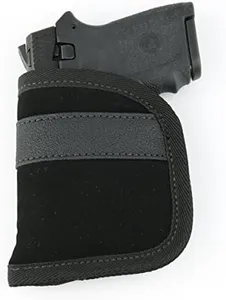 Ultimate Pocket Holster - Ultra Thin for Comfortable Concealed Carry - Compatible w/Most Pistols and Revolvers from Glock Ruger Taurus Smith and Wesson Kimber Beretta & More (Micro and Subcompact)
