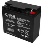 Xtreme 12V 17Ah AGM Gel Battery Deep Cycle Maintenance Free UPS Backup Power Unit