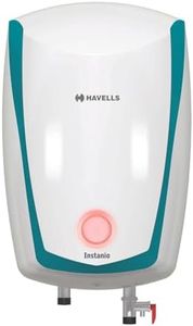 Havells Instanio 10L Storage Water Heater(Geyser)|Faster Heating|Safer to use|Saves electricity|Engineered for Hard Water|Color Changing LED Indicator|Anti Rust Tank|Mcoloy Heating Element