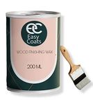 EASYCOAT Wood Finishing Wax For Interiors - Easy to Apply Top Coat for Wood, Sealer and Wax-Smooth Finish Suitable for Furniture | Floors | Tables | Cabinets