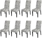 JQinHome Pattern Chair Covers for D