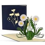 Birthday card for mum wirh flowers, greeting card with flowers 3d pop up card, get well soon card, mummy, wife F19