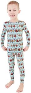 Dreamiere Two Piece Pajama Set - Boys & Girls Toddler Sleepwear - Matching Family Pajamas - Lightweight, Comfortable for Skin