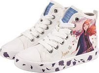 Geox Girl's Jr Ciak Sneaker, White Multicolor, 12 US