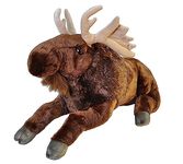 Wild Republic Jumbo Moose Giant Plush Soft Toy, Gifts for Kids, 76 cm