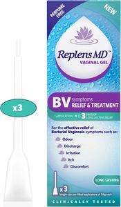 Replens BV Relief Vaginal Gel 3-Pack – Odor & Discomfort Support