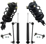 TRQ Front and Rear Suspension Kit Complete Strut & Coil Spring Assembly Shock Absorber Sway Bar Stabilizer Link Compatible with 2010-2013 Hyundai Tucson 2011-2013 Kia Sportage