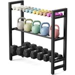 3 Tier Dumbbell Rack, Weight Rack for Home Gym, 360 lb Capacity