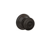 SCHLAGE Passage, Aged Bronze F10GEO716 Georgian Knob