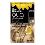 Garnier Olia Natural Hair Highlights for Blondes with 60% Oils and Clay, Ammonia-Free and Vegan, Softer and Silkier Hair - 1 Application