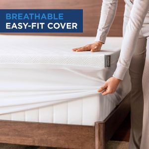 Tempur-Cloud 2-Inch Queen Mattress Topper – Pressure-Relieving Foam