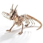 Prextex Gothic Dragon Skeleton Ornaments | Halloween Decorations | Gothic Decor, Table Centrepieces, and Outdoor Halloween Decor | Scary Decorations for Halloween Parties | Animal Skeleton (33cm)