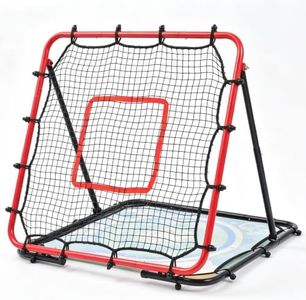 Baseball Rebounder Net 3x3 FT Multifunctional, 4 Adjustable Bounce Back Net