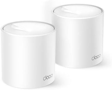 TP-Link Deco AX1500 Dual-Band Mesh Wi-Fi 6 System, Smart Home, Up to 1500Mbps, Gigabit Ports, Gaming & Steaming, HomeShield Security, Seamless AI Roaming, Parental Controls(Deco X1500(2-Pack))