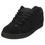 DC Men's Net Lace-Up Shoe,Black/Black/Black,10 M US