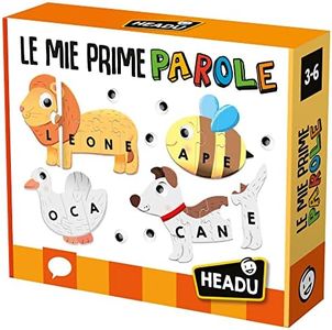 Headu Le Mie Prime Parole Componi Gli Animali E Impara A Leggere It23127 Gioco Educativo Per Bambini 3-6 Anni Made In Italy