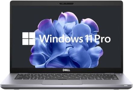 Dell Latitude 5410 14-inch Laptop, Intel Core i5-10310U, 16GB RAM, 512GB SSD, UK Keyboard, Windows 11 Pro - Black (Renewed)