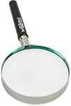 Magnifying Glass for Reading - Handheld Magnifier with Real Glass Lens and Strong Magnification for High Clarity - Ideal Reading Aid - 75mm