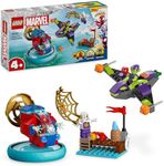 LEGO Marvel Spidey and his Amazing Friends Spidey vs. Green Goblin Super Hero Building Toy with Minifigures, Gift for 4 Plus Year Old Kids, Boys, Girls & Fans of Spider-Man and Cool Vehicles 10793