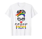 Cute Wink Eyes Lady Proud Mom LGBT Pride Gifts T-Shirt